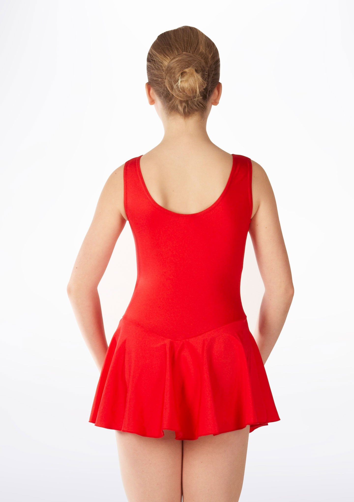 Alegra Girls Shiny Minnie Skirted Leotard